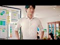 岡田健史、白シャツまぶしい筋肉美のビジネスマンに/明治「ザバス MILK PROTEIN」CM
