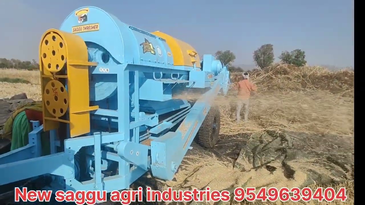 ऐसी थ्रेशर मशीन आप ने नहीं देखी होगी ||गेहू निकालने की सबसे बढ़िया थ्रेशर मशीन||saggu thresher 2024
