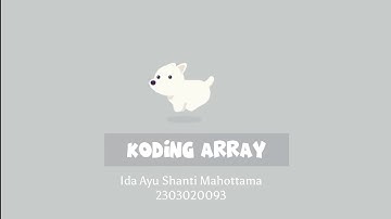 Pemahaman Array Bahasa Pemrograman PHP