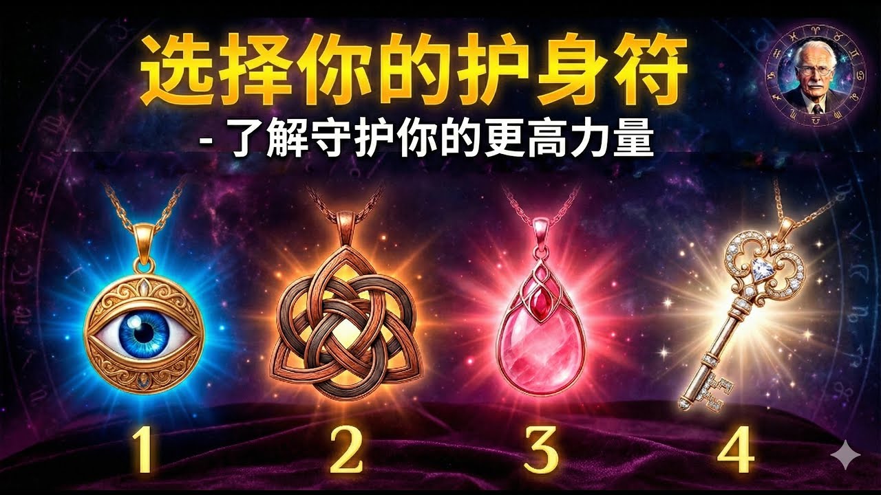 选择一个古老护身符，找出是哪位更高力量在守护你免受灾祸