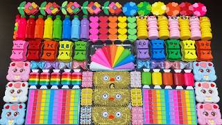 RELAXING WITH CLAY PIPING BAGS VS GLITTER VS MAKEUP ! Mixing Random Things Into Slime #7252