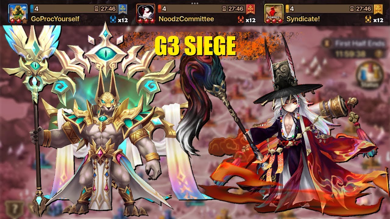 Осада G3: GoProcYourself против NoodzCommittee против Syndicate! (Война призывателей)