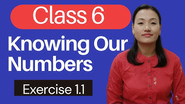 Class 6/ Maths Chapter 1/ Knowing Our Numbers/ Exercise 1.1/ In English#MathsWithSuneetaSingha