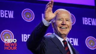 WATCH LIVE: Biden delivers campaign remarks at construction union conference