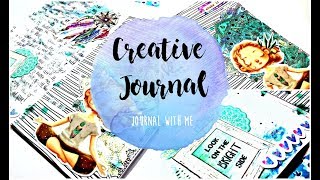 Creative Journal Page Process: Journal With Me : Session 1