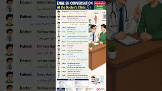 English Conversation at the Doctor’s Clinic | Easy English Speaking Practice with Urdu Translation