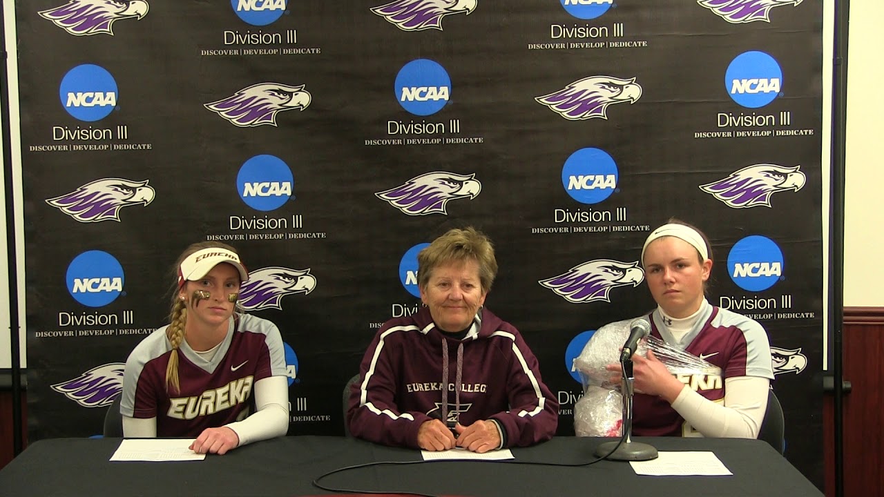 Eureka Softball Postgame Interviews NCAA Whitewater Regional May 10