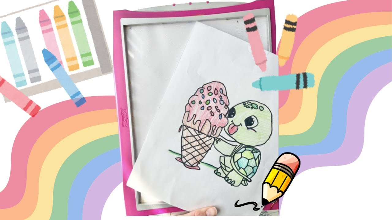 Turtle Animation Tracing Trace & Color a Cute Turtle! π’ | Tracing | Art - YouTube