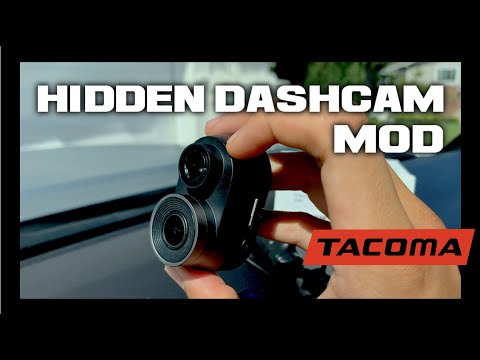 Plug-And-Play Dashcam Tacoma Mod (No Hanging Wires + Easy Install) 