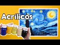 ¿Cómo pintar con ACRÍLICOS? Tips y recomendaciones ✄ #Quédate en casa y crea arte #Conmigo