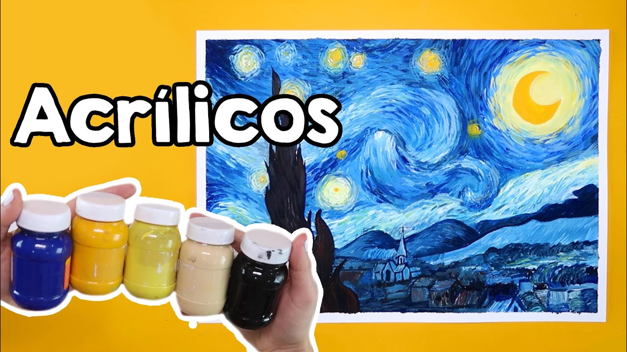 Aprender a pintar con acrílico nunca fue tan fácil, paso a paso