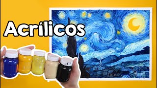 ¿Cómo pintar con ACRÍLICOS? Tips y recomendaciones ✄ #Quédate en casa y crea arte #Conmigo