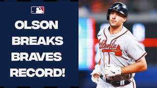 Olson CRUSHES No. 52 to set Braves SINGLE-SEASON HOME RUN RECORD!