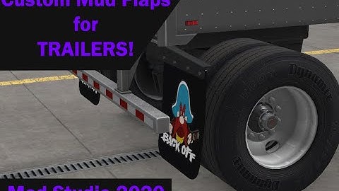 ATS Trailer Custom Mud flap Tutorial