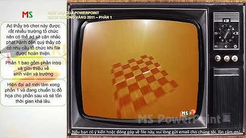 PowerPoint | P | Rung chuông vàng 2011 - Phần 1