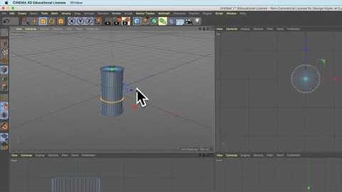 c4d intro 011 four views to select elements