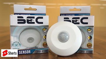 รีวิว การต่อสาย Motion Sensor ยี่ห้อ BEC รุ่น PSI-X100