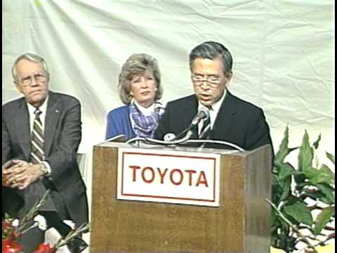 2011 marks the 25th Anniversary of Toyota Motor Manufacturing Kentucky (TMMK). Originally known as Toyota Motor Manufacturing USA, TMMK was established in 1986 (the first wholly owned Toyota manufacturing plant in the US) and is Toyota's largest manufacturing facility outside of Japan. It began production in May 1988, building the 1989 model 4-cylinder Camry. It presently builds the Avalon sedan, Camry sedan, Camry Hybrid sedan and Venza crossover. It previously produced the Sienna minivan and Camry Solara coupe and convertible. Â©1986 & 2011 Toyota Motor Engineering & Manufacturing North America, Inc.