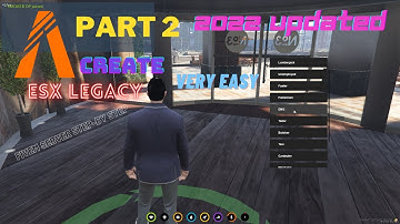 Part 2--How To make a FiveM ESX Legacy Server | Part 2 | Step-By-Step