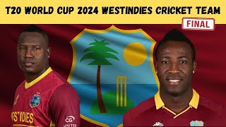 Westindies T20I World Cup Full Squad 2024 #westindiescricket #cricket #cricketlove