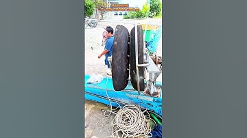 máy kéo lưới tự động bánh xe 95 #tauca #cokhiphongken79