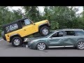 I Crushed an Audi and a Kia with My Land Rover Defender