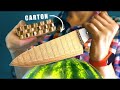 HOW TO MAKE A SHARP KNIFE FROM CARTON BOARD