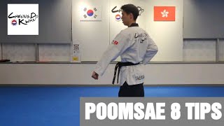 Taekwondo Poomsae 8 (2024) Tips