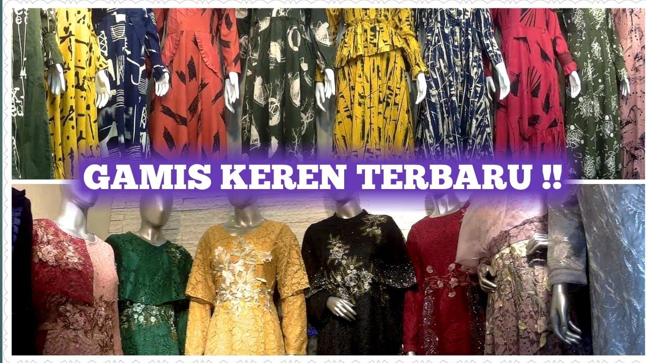 TRENDY  GROSIR  GAMIS MODERN DAN BROKAT TILE MEWAH DI  