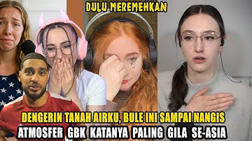 SUPORTER INDONESIA MENDUNIA! REAKSI BULE INI SAMPAI NANGIS LIHAT PERJUANGAN TIMNAS