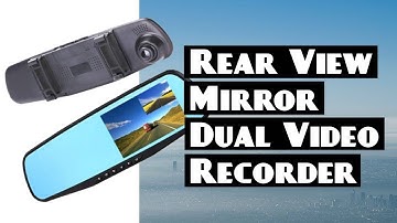 Rear View Mirror Video Recorder [4.3 Inch Car Camera] - Fabvariety.ae