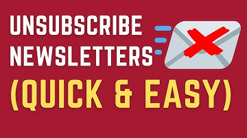 How To Unsubscribe From All Mailing Lists | Unsubscribe Newsletters