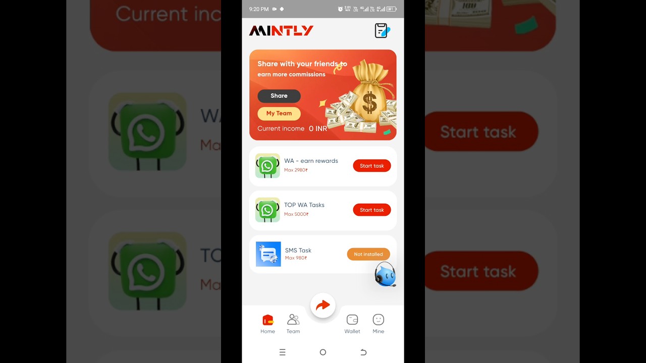 Mintly New WhatsApp Earning App Mintly All Withdraw Problem Solve Today