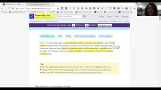 Getting Started with Rewordify  Free Text  Leveling Website
