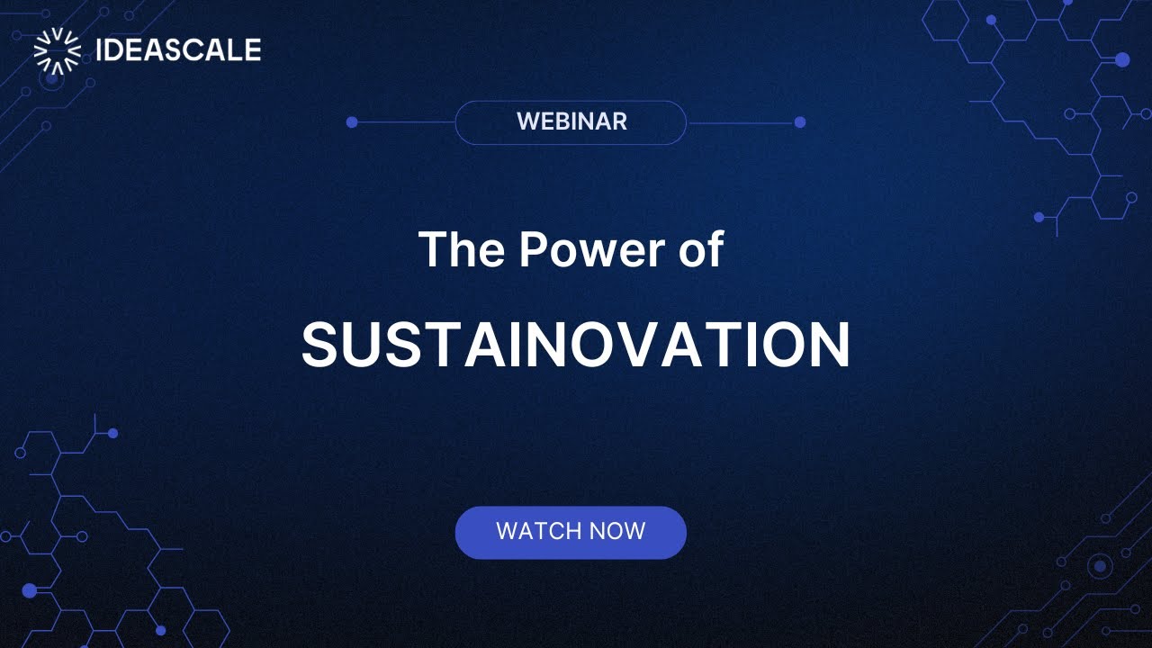 Webinar: Sustainovation - Building a Culture of Sustainable Innovation with Nick Kittle