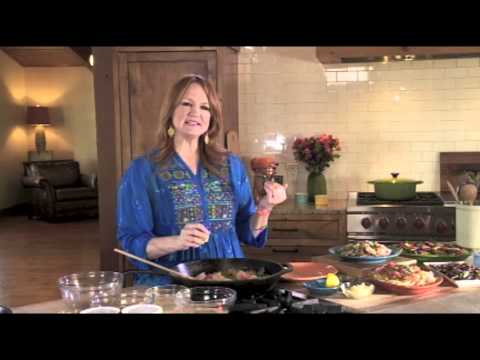 The Pioneer Woman Ree Drummond demonstrates her spring stir fry recipe