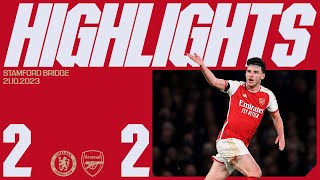 HIGHLIGHTS | Chelsea vs Arsenal (2-2) | Premier League | Rice & Trossard secure a dramatic point!