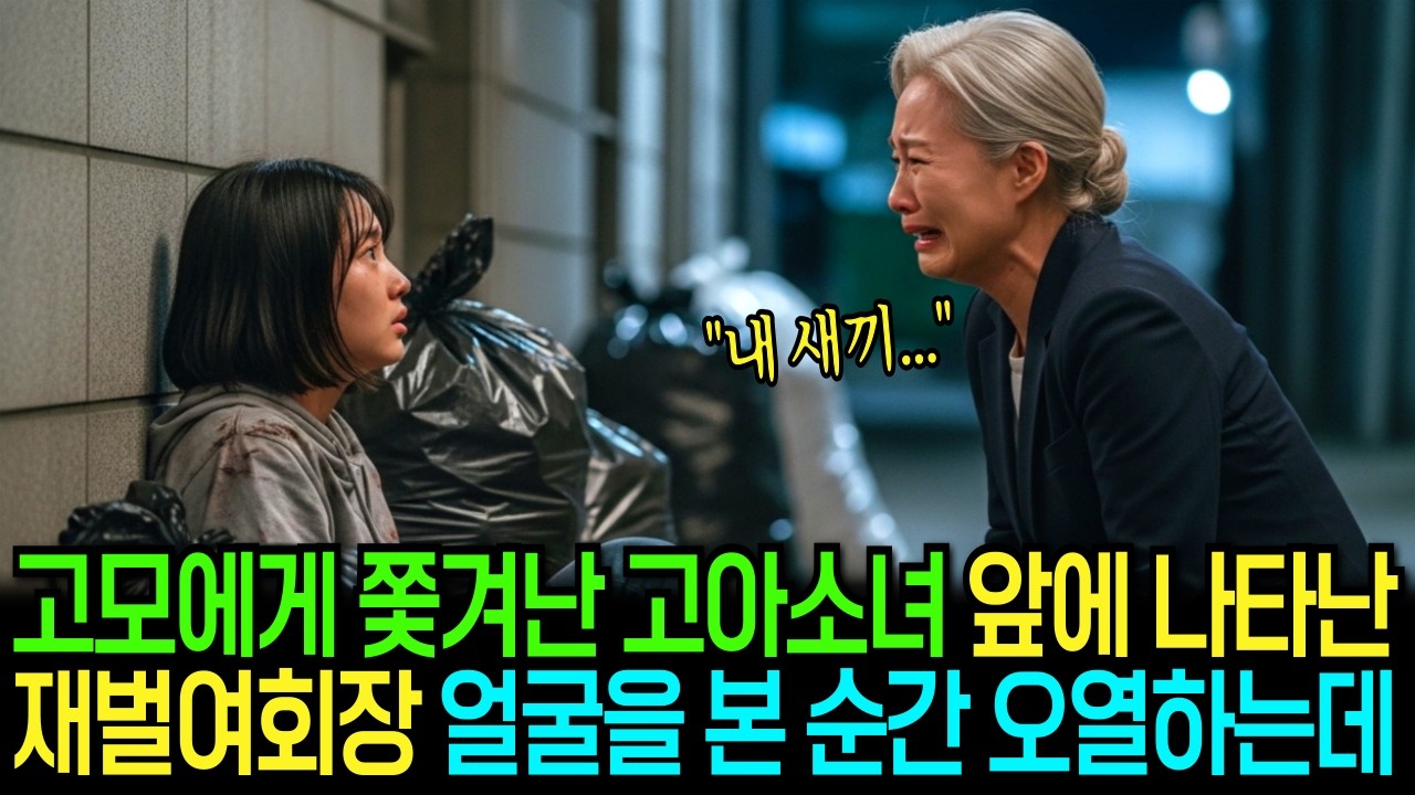 고모에게 쫓겨난 고아소녀 앞에 나타난 재벌여회장, 그 아이의 얼굴을 마주한 순간 무릎 꿇고 오열하는데...
