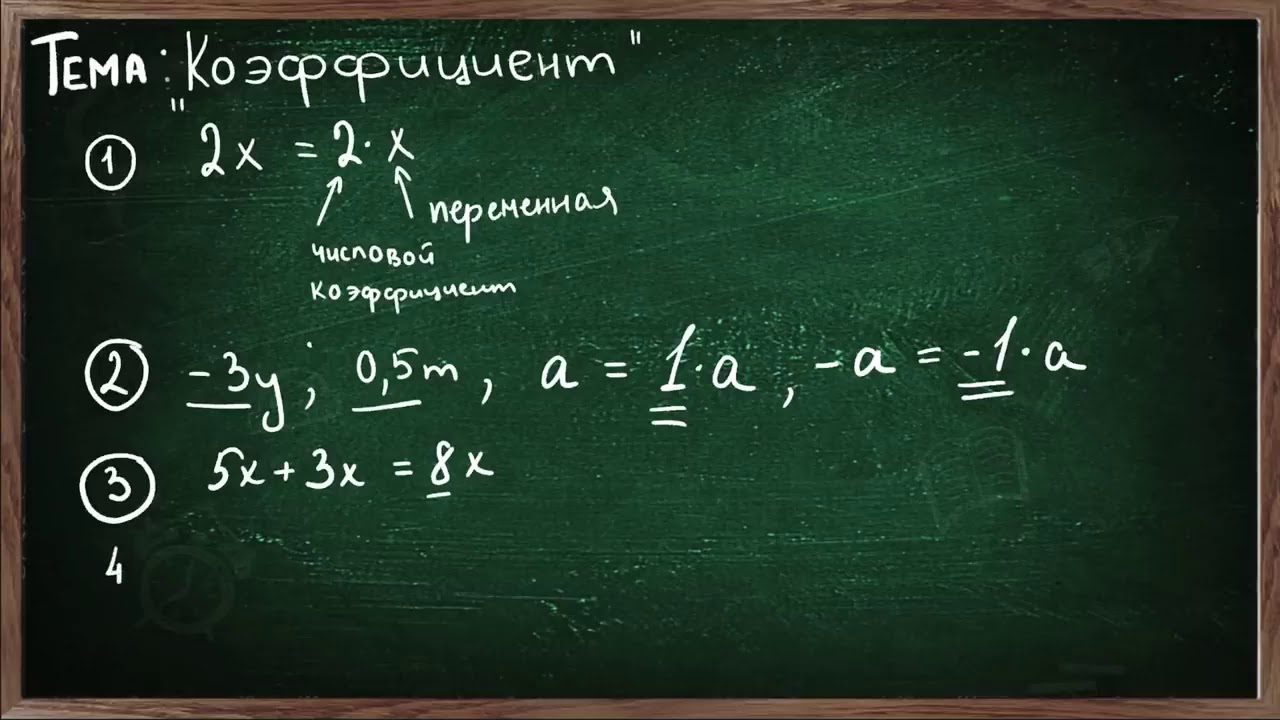 Коэффициент 6 класс видеоурок. Коэффициент математика. Числовой коэффициент 6 класс. Видеоурок по математике 6 класс коэффициент.