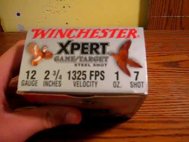 Cheap 12 Gauge Steel Shot - 2-3/4 Steel Shot Target shells - 1 oz - #7 -  Winchester Xpert Game and Target - 25 Rounds