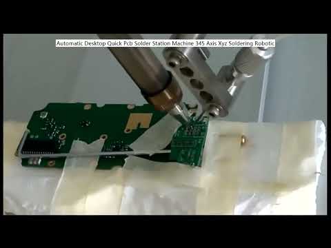 Automatic Desktop Quick PCB Solder Station Machine 345-Axis XYZ Soldering Robotic