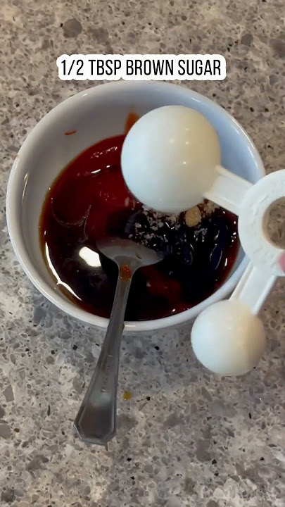 Super easy 4 ingredient Katsu sauce for your crispy chicken or pork Katsu #shorts