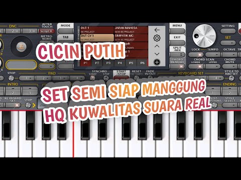 SET ORG 2025 TERBARU CINCIN PUTIH SET SEMI SIAP MANGGUNG