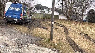 Ford Transit Recovery! Stuck in mud !