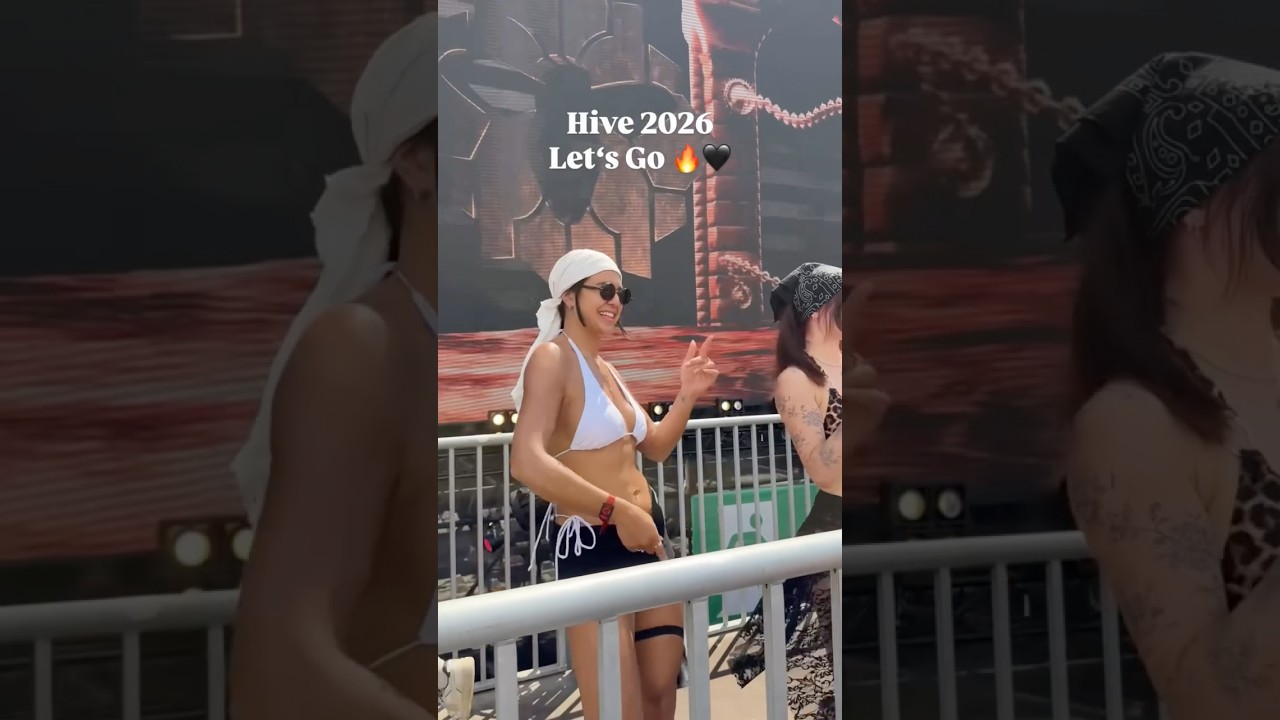 Rave girl at Hive Festival 2026