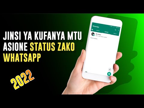 JINSI YA KUZUIA MTU ASIONE STATUS ZAKO WHATSAPP