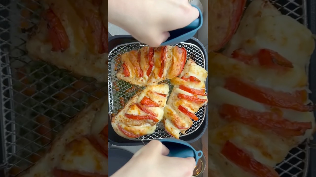 Полноценный обед в аэрогриле за 25 мин - рис с овощами и курицей