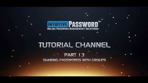 Intuitive Password®_ Password Manager - Share Passwords with Groups