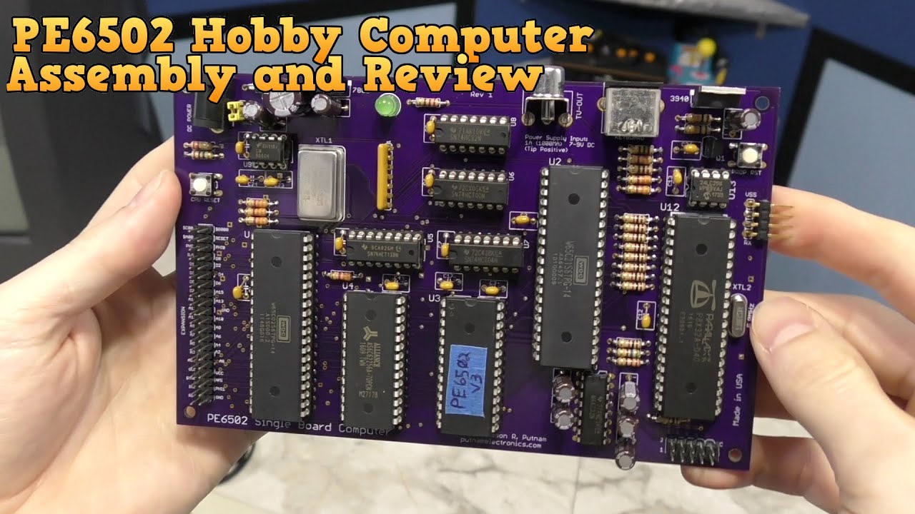 Assembly and Review - PE6502 Hobby Computer - YouTube