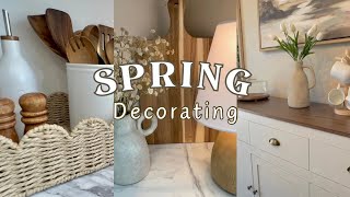 SPRING DECORATE WITH ME 2024 | NEUTRAL HOME DECOR | SPRING DECOR